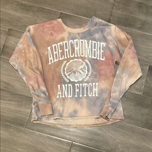 Abercrombie & Fitch Multicolor Tie-Dye Sweatshirt